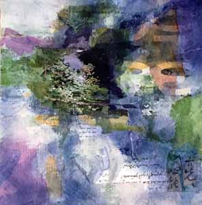 Lily Pond by  Susan K. Miller