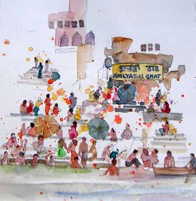 ghat at Varanasi