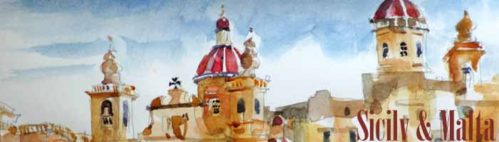 Susan's sketchbook log: Sicily & Malta