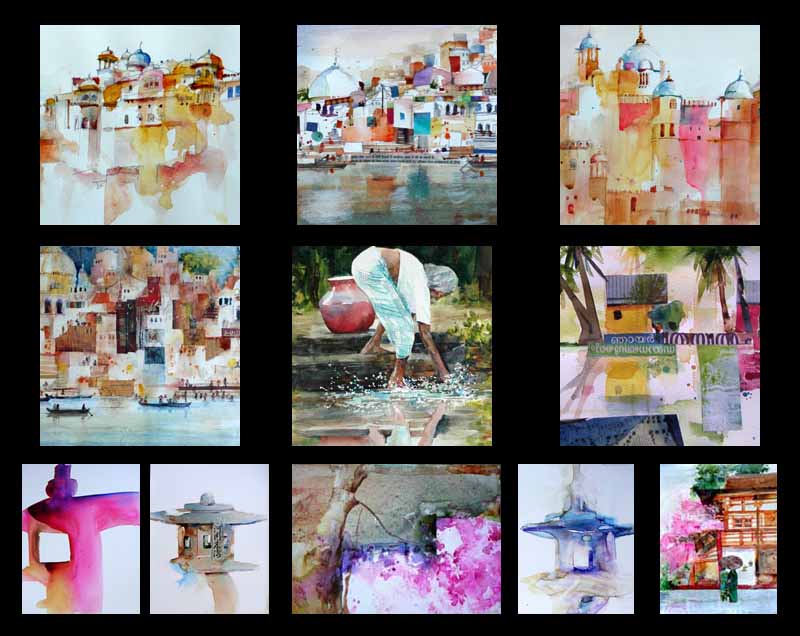 Susan K. Miller watercolors 